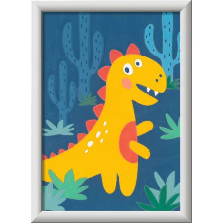 Ravensburger CreArt 20158 - Frecher Dinosaurier - Malen nach Zahlen Dinos für Kinder ab 7 Jahre