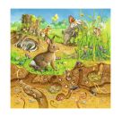 Ravensburger 8050 Puzzle Tiere in ihren Lebensräumen 3 X 49 Teile