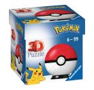Ravensburger 11256 Puzzle Puzzle-Ball Pokémon Pokéball 3D 54 Teile
