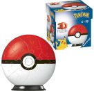 Ravensburger 11256 Puzzle Puzzle-Ball Pokémon Pokéball 3D 54 Teile