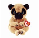 Ty BEANIE BELLIES IZZY TAN DOG 17 CM