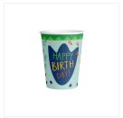 8 Becher Dino-Mite Papier 250 ml