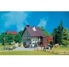 H0 Haus mit Storchennest