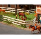 H0 Koppelzaun, weiß