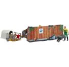 Bruder 62611 bworld Kuh- und Kälberstall mit Landwirt