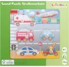 SpielMaus Holz Sound Holzpuzzle Straßenverkehr