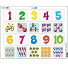 Puzzle Zählen 1-10 10 Teile