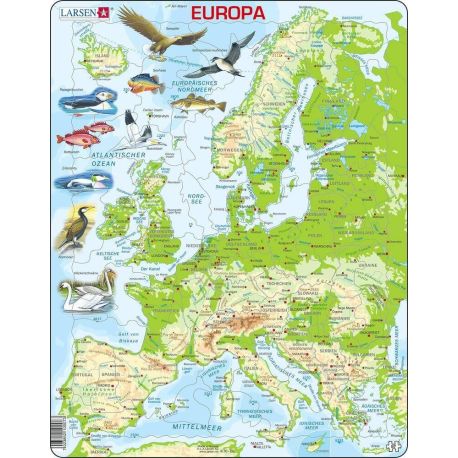 Puzzle Europa 87 Teile