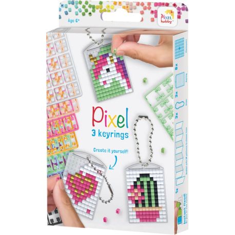 Pixel Medaillon Set Mädchen