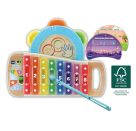 Vtech 80-615604 Interaktives Holz-Xylofon mit Tamburin