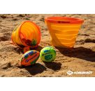 Schildkröt Funsports - Kunststoff FALTEIMER (Folding Bucket), Farbe:gelb / rot