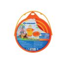 Schildkröt Funsports - Kunststoff FALTEIMER (Folding Bucket), Farbe:gelb / rot