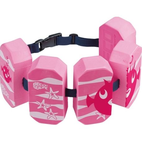 BECO Schwimmgürtel 5Pads Sealife pink, 2 - 6 Jahre