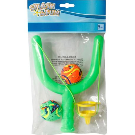 Splash   Fun Wasserbombenschleuder inklusive 2 Bälle