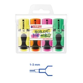 Mini Textm.Set neon 4er
