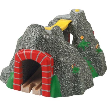 BRIO World 33481 Magischer Tunnel – Eisenbahnzubehör für die BRIO Holzeisenbahn – Kleinkinderspielzeug mit Effekten em