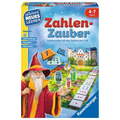 Ravensburger 24964 - Zahlen-Zauber - Spielen und Lernen für Kinder, Lernspiel für Kinder ab 4-7 Jahren, Spielend Neues
