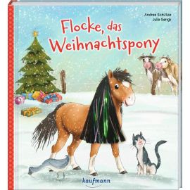 Flocke, das Weihnachtspony