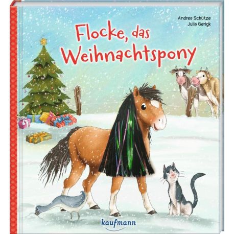 Flocke, das Weihnachtspony