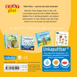 Baby Pixi (unkaputtbar) 114: Tolle Tiere