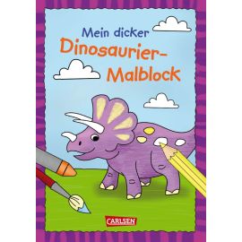 Mein dicker Dinosaurier-Malblock