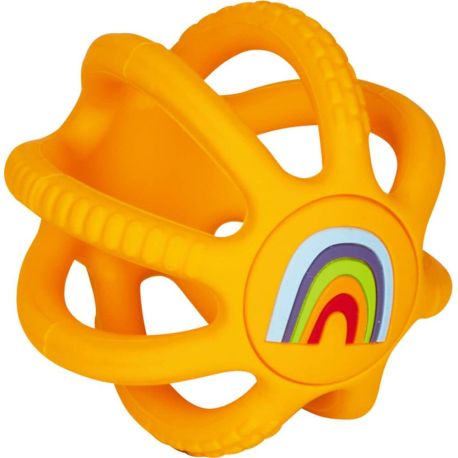 Silikon-Greifball Regenbogen - BabyGlück