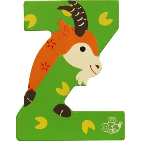 SpielMaus Holz Buchstabe Z, 2-fach sortiert