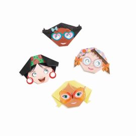 Origami: Lustige Gesichter