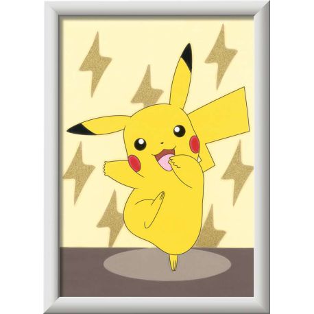 Ravensburger Malen nach Zahlen 20084 - Pikachu – Pokémon Motiv für Kinder ab 7 Jahren