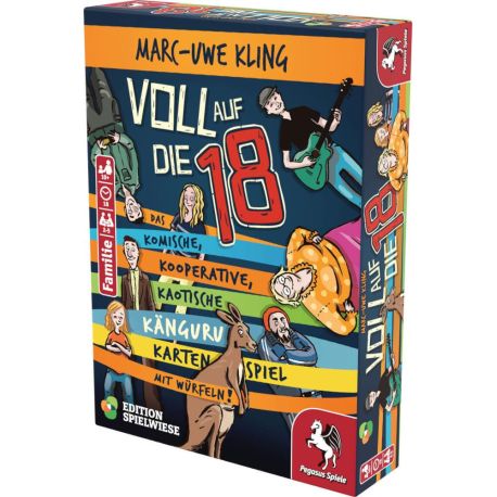 Voll auf die 18 – Das Känguru-Kartenspiel (Edition Spielwiese)