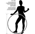 Schildkröt Fitness - FITNESS-HOOP, grey-rose,  90cm