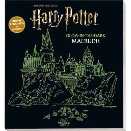 Harry Potter - Glow in the Dark Malbuch