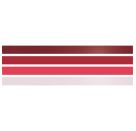 Faltstreifen-Set für Fröbelsterne 1,5×45 cm | 120 g m , rotFolding Strip Set for Froebel Stars 1,5×45 cm | 120 gsm, re
