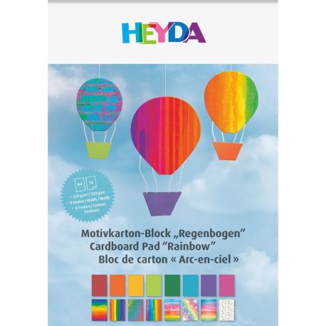 KartonBlock Regenbogen 16 Blatt