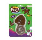 TOITOYS FUNNY POO Lächelnder Klebe-Poop auf Blisterkarte