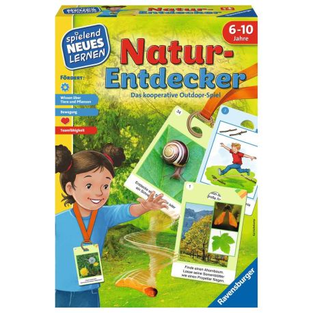 Ravensburger 25033 - Natur-Entdecker - Lernspiel für Kinder, Outdoor Spiel für Kinder von 6-10 Jahren, für 1-6 Spieler