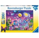 Ravensburger 13291 Puzzle Kosmische Stadt 200 Teile XXL