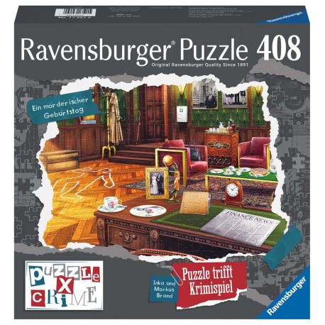 Ravensburger 17521 Puzzle Puzzle X Crime: Ein mörderischer Geburtstag 408 Teile