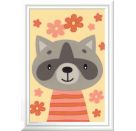 Ravensburger Malen nach Zahlen 20288 - Lieber Waschbär – Kinder ab 7 Jahren