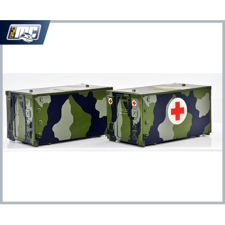 NPE Modellbau - H0 BW-Kabinen Typ FM2 2er-Pack Tarn. Typ 1