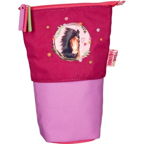 Stifte Etui 2-in-1 - Pferdefreunde