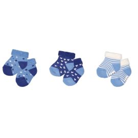 Babysöckchen, hellblau - BabyGlück (3 Paar), one size