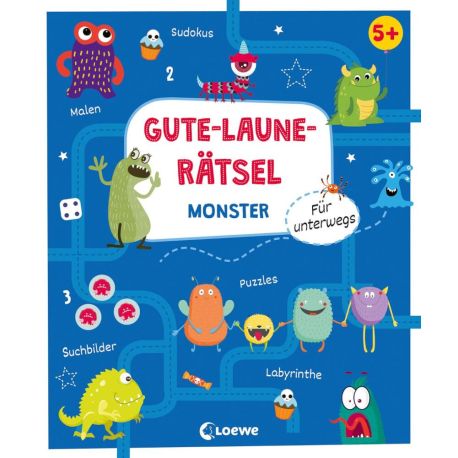 Gute-Laune-Rätsel für unterwegs - Monster