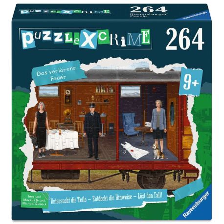 Ravensburger 13380 Puzzle Puzzle X Crime: Das verlorene Feuer 264 Teile