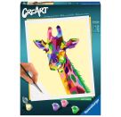Ravensburger CreArt - Malen nach Zahlen 28993 – Funky Giraffe – ab 12 Jahren