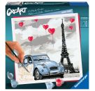 Ravensburger CreArt - Malen nach Zahlen 28996 – Liebe in Paris – ab 12 Jahren