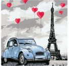 Ravensburger CreArt - Malen nach Zahlen 28996 – Liebe in Paris – ab 12 Jahren