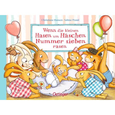Wenn die kleinen Hasen um Häschen Nummer sieben rasen