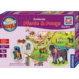Wissenspuzzle WAS IST WAS Junior Entdecke Pferde   Ponys