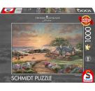 Puzzle 1000  Teile  Kinkade Seaside Co Teile  Teile age